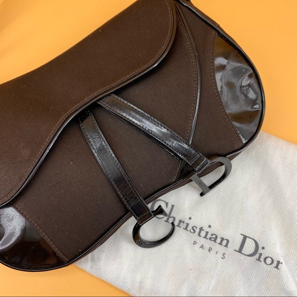 ✈️Sold!Christian Dior Vintage Double Saddle Bag - Picture 5 of 13